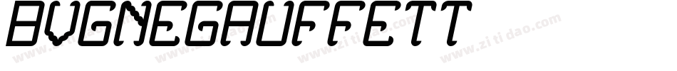 BVGNegAufFett字体转换