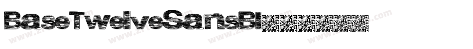 BaseTwelveSansBI字体转换