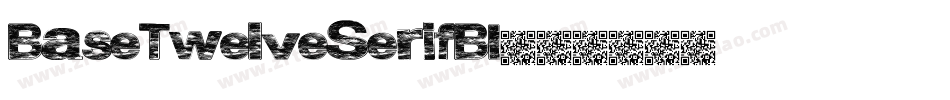 BaseTwelveSerifBI字体转换