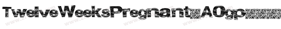TwelveWeeksPregnant-A0gp字体转换
