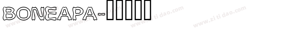 BONEAPA字体转换