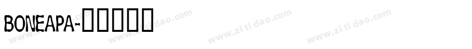 BONEAPA字体转换