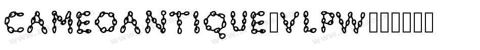 Cameoantique-VLPw字体转换