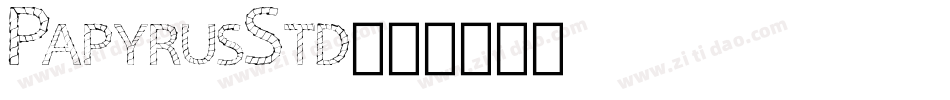 PapyrusStd字体转换