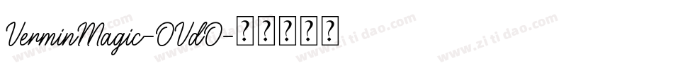 VerminMagic-OVdO字体转换