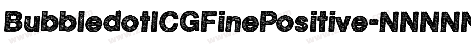 BubbledotICGFinePositive字体转换
