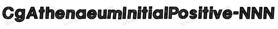 CgAthenaeumInitialPositive字体转换