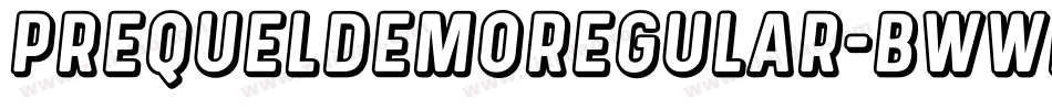 PrequeldemoRegular-BWWdw字体转换