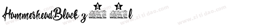 HammerheadBlack-z83l字体转换
