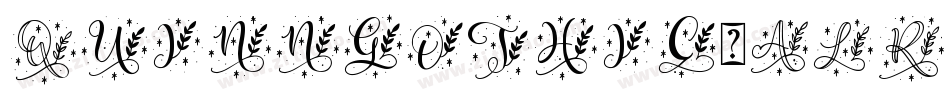 Quinngothic-ALRqg字体转换