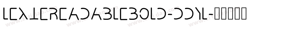 LexieReadableBold-ddYl字体转换