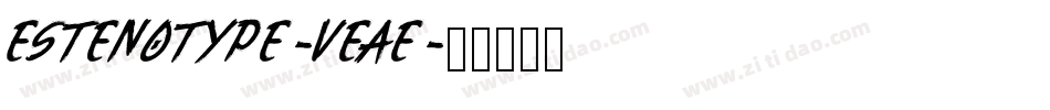 Estenotype-VeAe字体转换