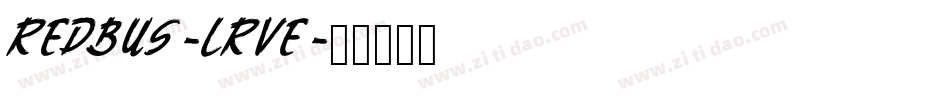 Redbus-lrVe字体转换