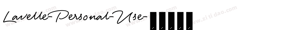 Lavelle-Personal-Use字体转换