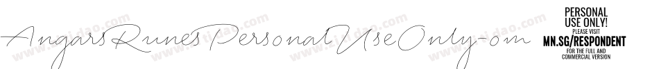 AngarsRunesPersonalUseOnly-om0a字体转换