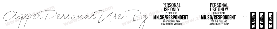 ClipperPersonalUse-Bg13字体转换
