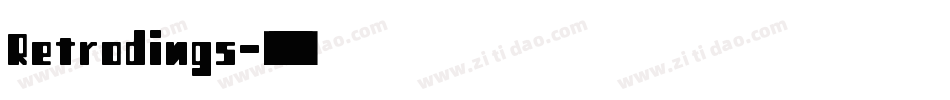 Retrodings字体转换