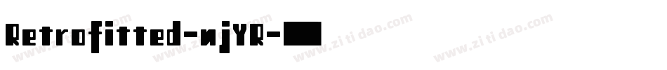 Retrofitted-njYR字体转换
