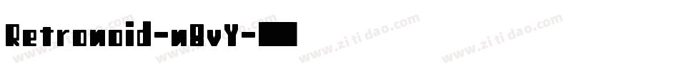 Retronoid-n8vY字体转换