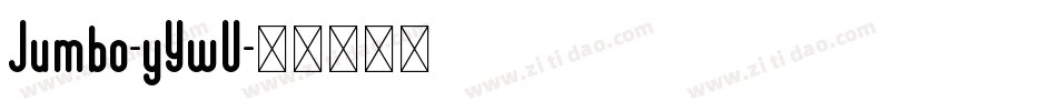 Jumbo-yYwV字体转换