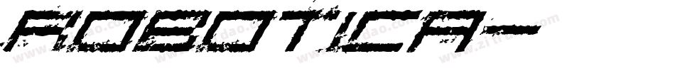 ROBOTICA字体转换
