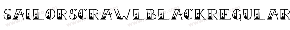 SailorScrawlBlackRegular-mXBP字体转换