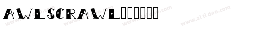 AwlScrawl字体转换