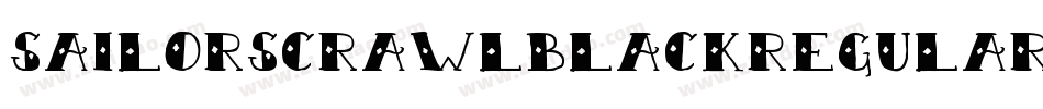 SailorScrawlBlackRegular-mXBP字体转换