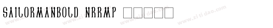 SailormanBold-nRRmP字体转换
