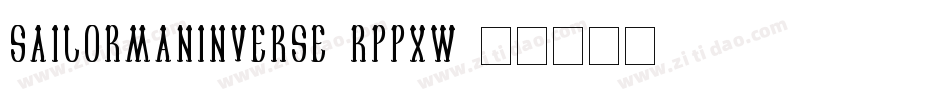 SailormanInverse-RppxW字体转换