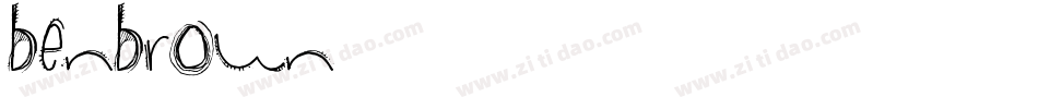 BENBROWN字体转换