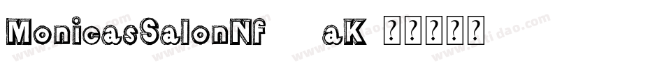 MonicasSalonNf-24aK字体转换