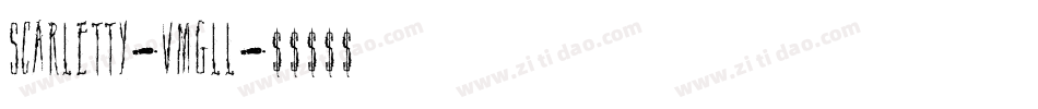 Scarletty-vmglL字体转换