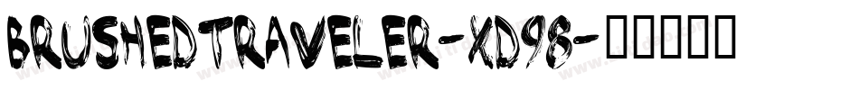 BrushedTraveler-xd98字体转换