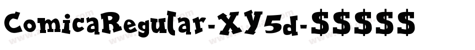 ComicaRegular-XY5d字体转换