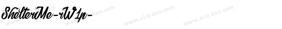 ShelterMe-rW1p字体转换