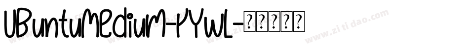 UbuntuMedium-rYwL字体转换 UbuntuMedium-rYwL字体转换