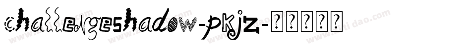 ChallengeShadow-PKjZ字体转换