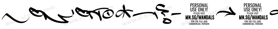 WesternRail-7B6OR字体转换