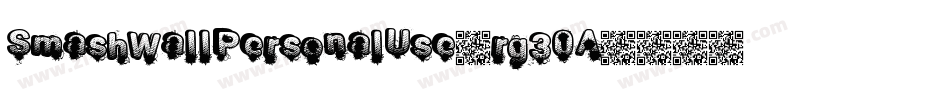 SmashWallPersonalUse-rg30A字体转换