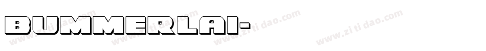 bummerlai字体转换