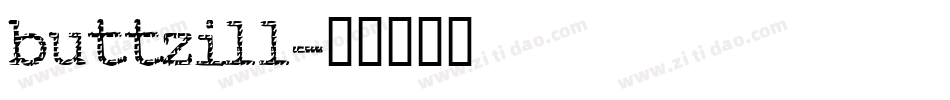 buttzill字体转换