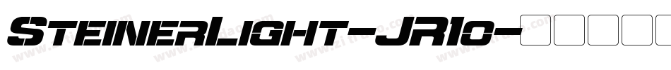SteinerLight-JR1o字体转换