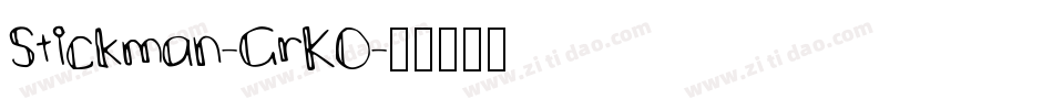 Stickman-GrKO字体转换