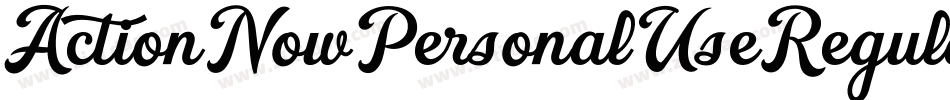 ActionNowPersonalUseRegular-nRvGV字体转换