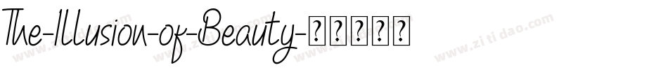 The-Illusion-of-Beauty字体转换