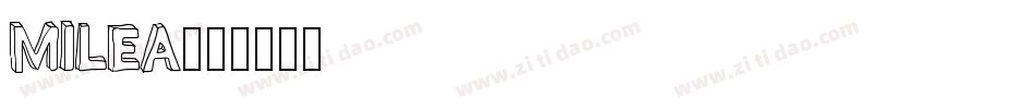 Milea字体转换