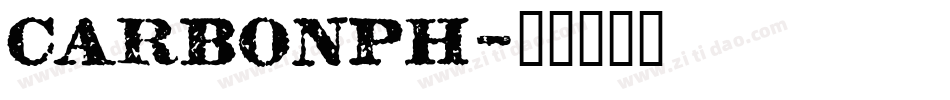 CARBONPH字体转换