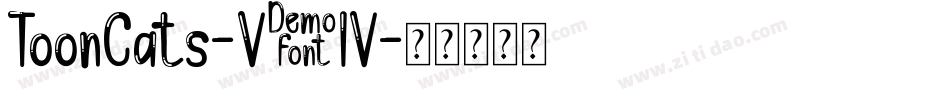 ToonCats-V1lV字体转换