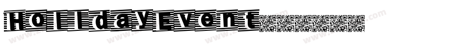 HolidayEvent字体转换